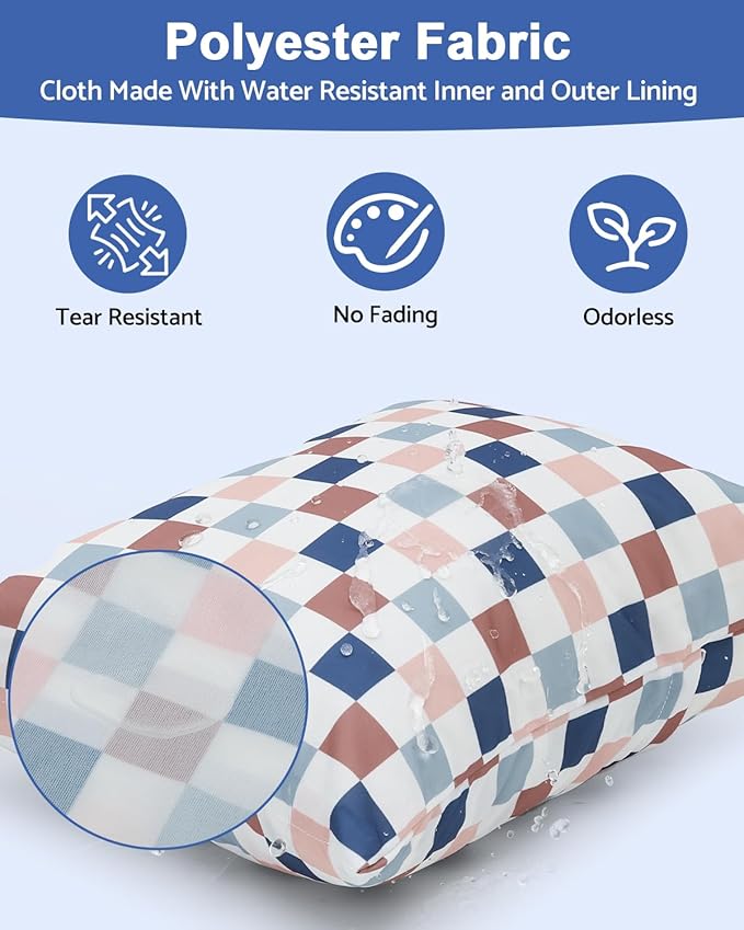 ALVABABY 3 pcs Cloth Diaper Wet Dry Bags Waterproof Reusable - Image 2