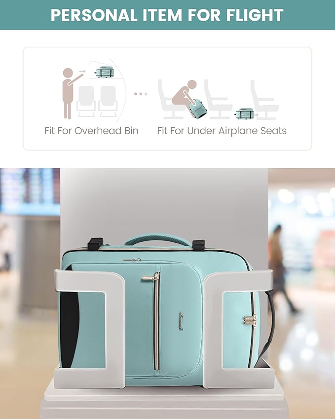 LOVEVOOK Travel Backpack for Women & Men 40L, Airline Approved Carry On - Image 4