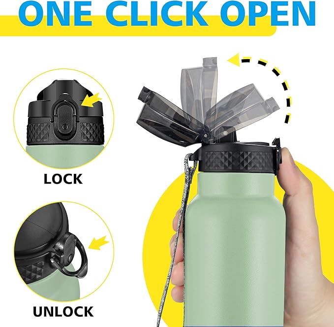 Han's Bottle Sports Water Bottle - 32 Oz - Image 4