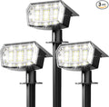 AUDERWIN Solar Lights Outdoor Waterproof IP65, 63 LED 3 Lighting Modes Solar by AUDERWIN