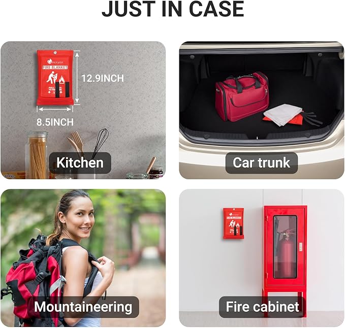 Lancryen Emergency Fire Blanket, Fire Extinguisher Blanket, Fire Suppression - Image 6
