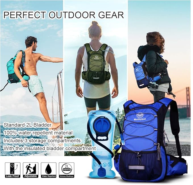Mothybot Insulated Hydration Backpack Pack - Image 5