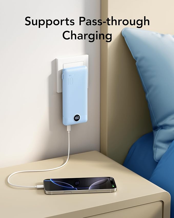 VRURC Portable Charger Power Bank - 10000mAh Fast Charging 22.5W USB Port Fast - Image 8