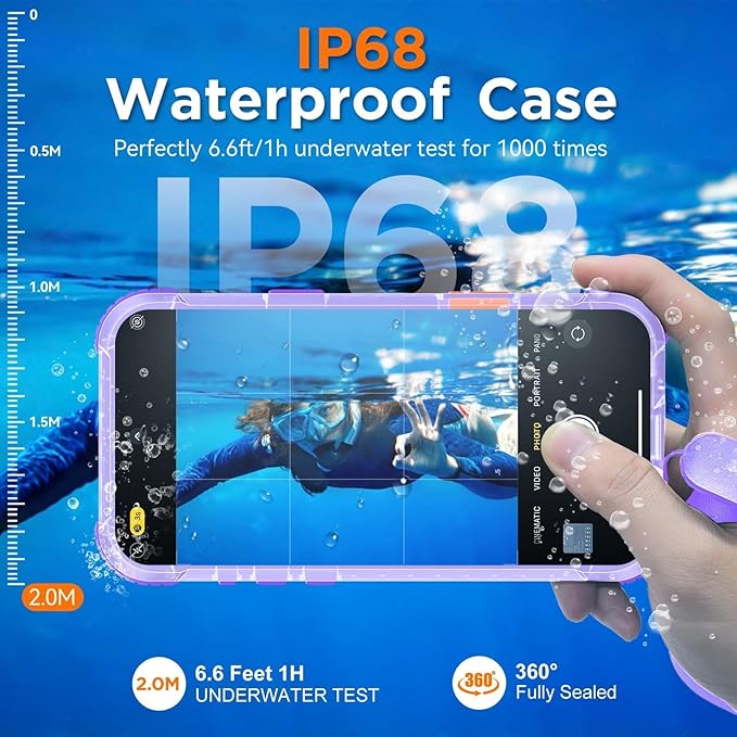 WIFORT for iPhone 17 Waterproof Case, - Image 3