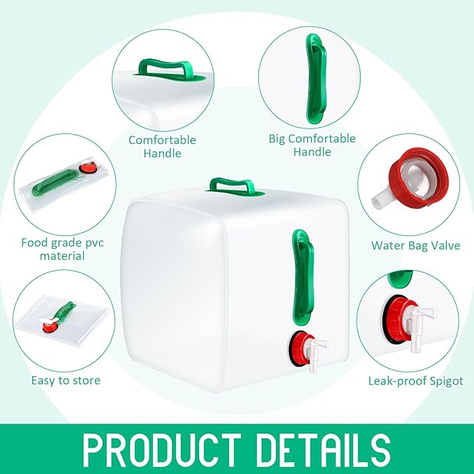 Reallnaive 3 Pcs Collapsible Water Container - Image 3