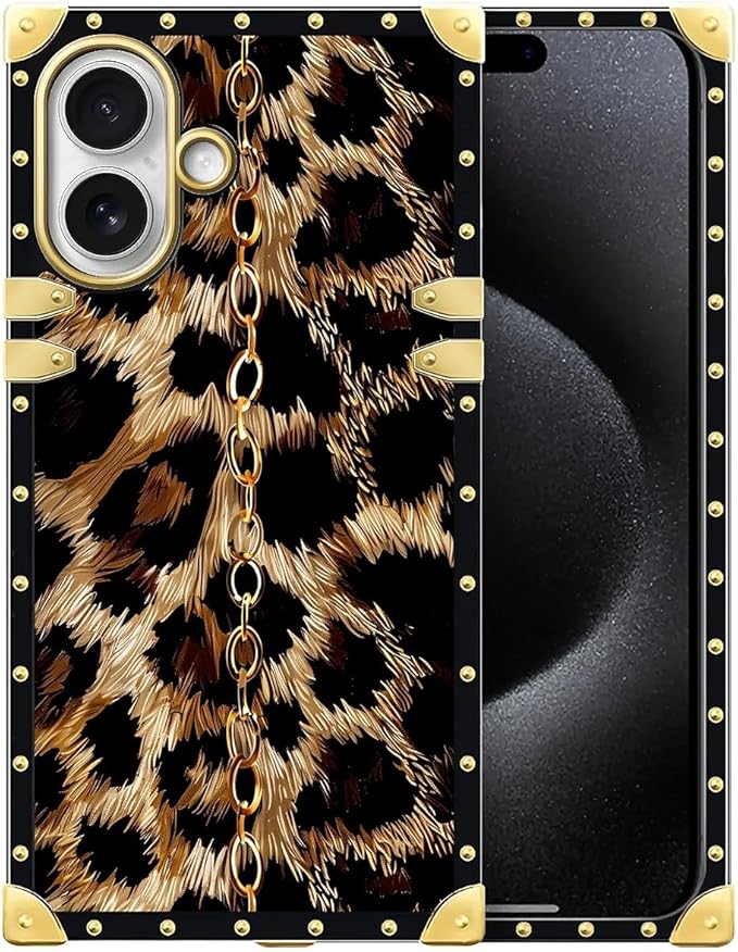 for iPhone 17 Case Luxury Golden Decoration by Unknown