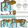 50 Set World Map Mini Suitcase Favor Boxes Party Favor Candy Box by Unknown