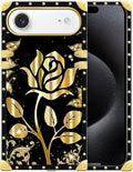 for iPhone 17 Air Case Luxury Golden Decoration by Unknown