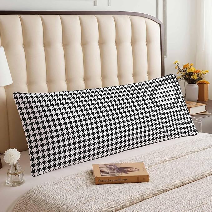 20"X54" Body Pillow Case Houndstooth - Image 3