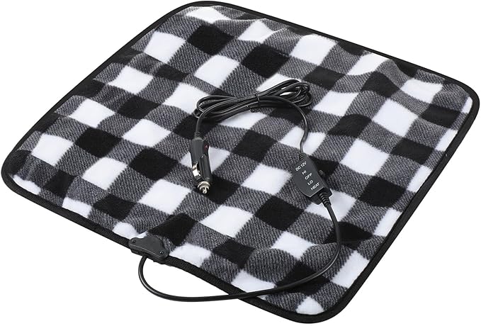 Tuanse 16 x 16 Inches Car Electric Blanket 12 Volt Heated Car Blanket by Tuanse