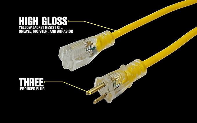 Southwire Yellow Jacket Heavy Duty Extension Cord - Image 10