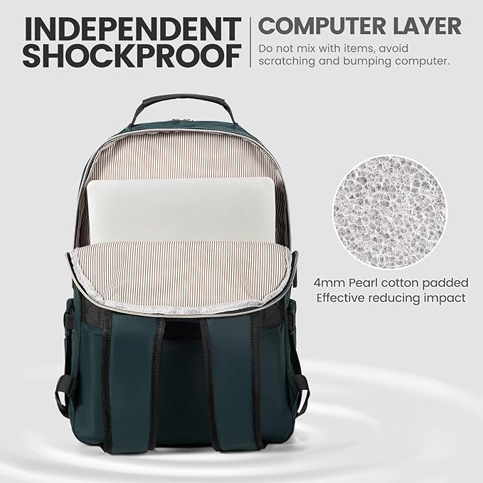 LOVEVOOK Laptop Backpack for Women 15.6 inch, Cute Womens Travel Backpack Purse - Image 3