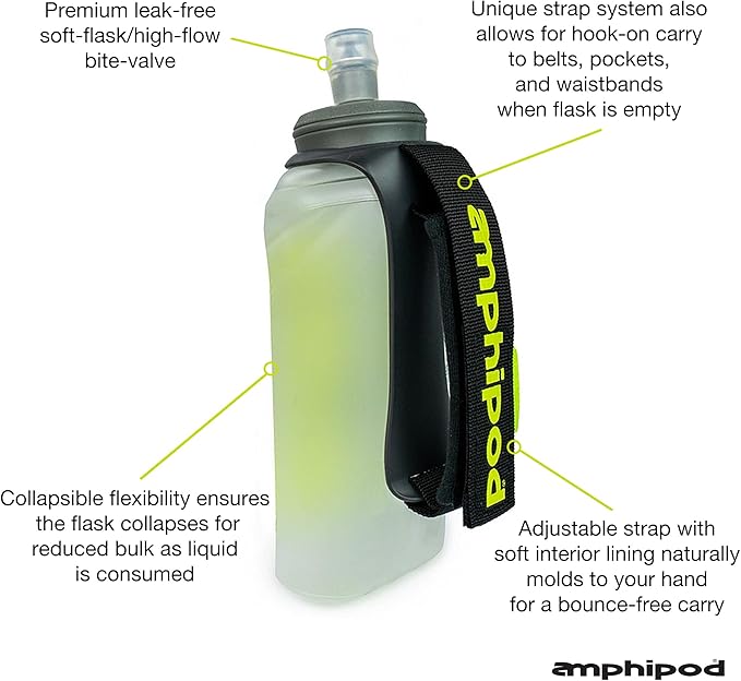 Amphipod Soft-Tech Minimalist Handheld Soft Flask, Collapsible Runners' Water - Image 2