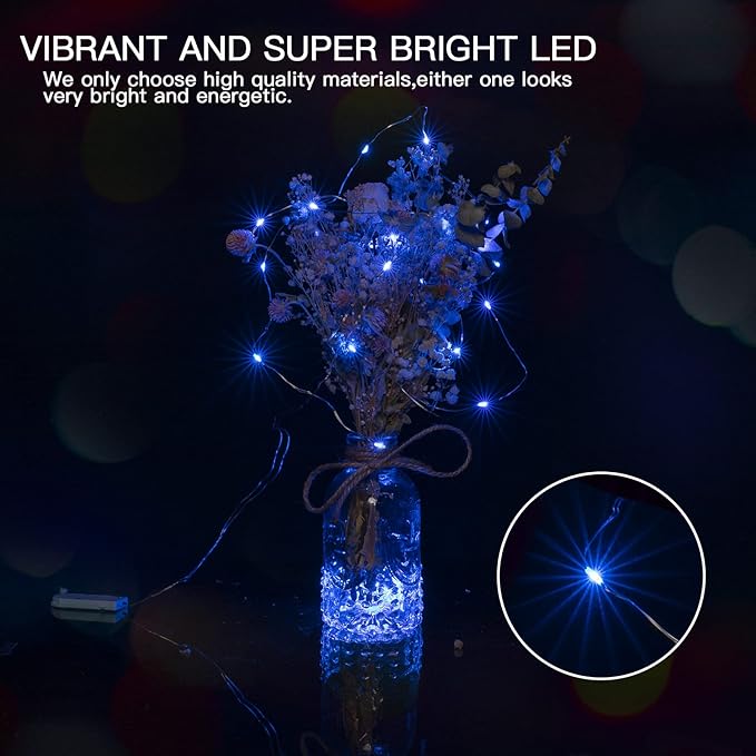 Brightown 12 Pack Led Fairy Lights Battery Operated String Lights Waterproof - Image 3
