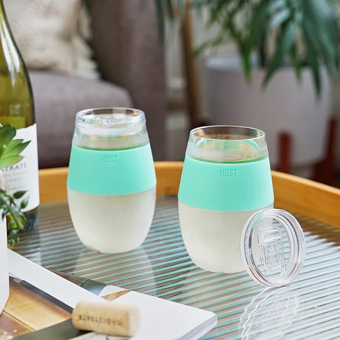 Host Wine Freeze Cup with Lid, Double Wall Insulated, Cooling Freezable Drink - Image 7