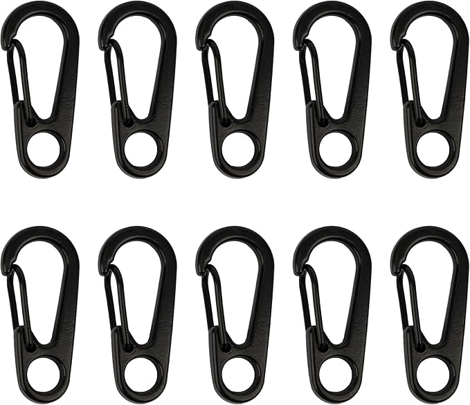 SWATOM Small Mini Carabiner Clip Tiny Spring Snap Hook Keychains Micro by SWATOM