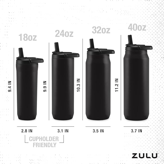 ZULU Base 24oz Stainless Steel Water Bottle - Image 8