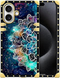 for iPhone 17 Case Luxury Golden Decoration by Unknown