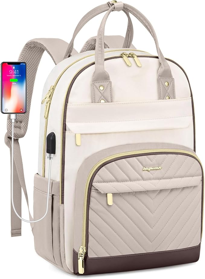 Laptop Backpack for Women Work Bag by BAGSWAN
