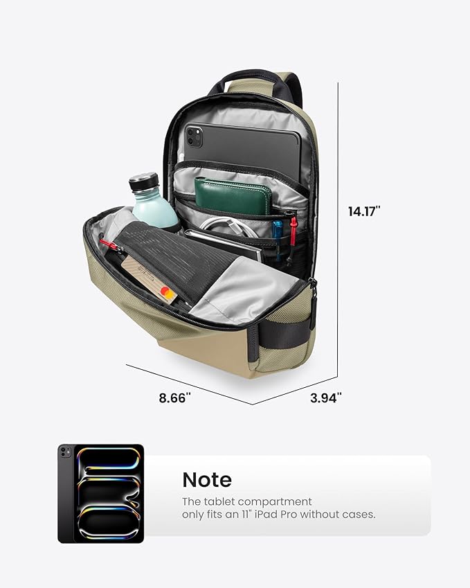 tomtoc 5L Compact Sling Backpack - Image 2