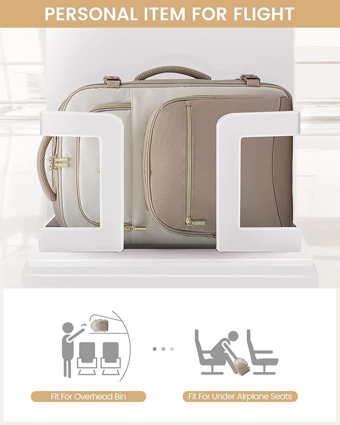 LOVEVOOK Travel Essentials Carry on Backpack 50L Travels Backpack - Image 4