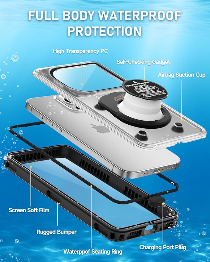 Waterproof Phone Case, IPX8 Underwater Floating Pouch - Image 5