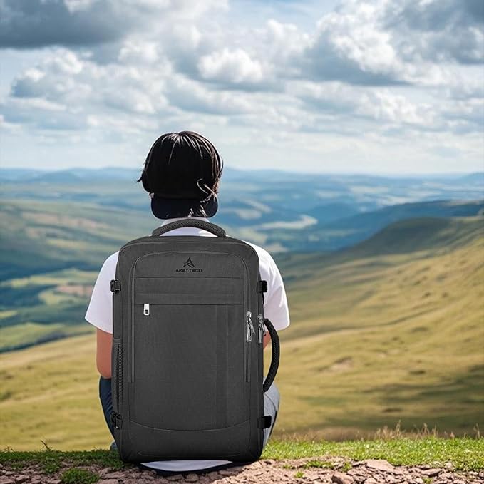 60L Extra Large Travel Laptop Backpack, 3XL Expandable Carry On Backpack - Image 7