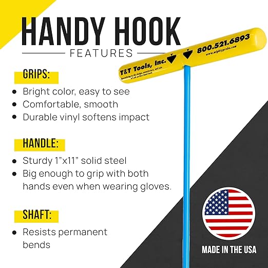 T&T Tools Heavy Duty Handy Hook – Portable 36 Inch - Image 2