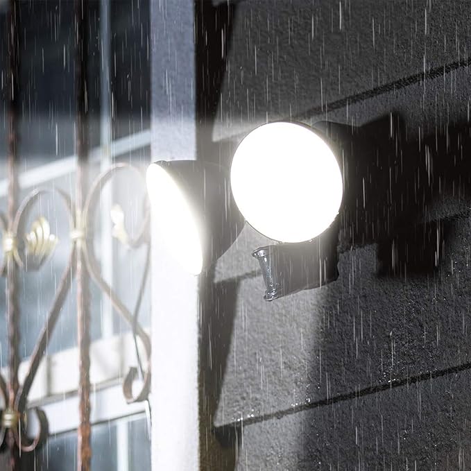 LUTEC 3200 Lumen 32W LED Motion Activated Integrated Dual-Head Flood Light - Image 6