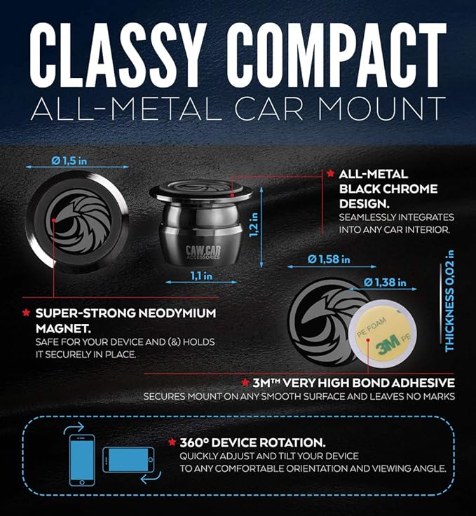 Universal Car Phone Mount Magnetic - Image 5