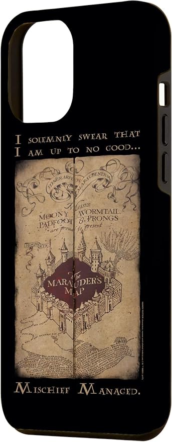iPhone 12 Pro Max Harry Potter Marauder's Map Words Case - Image 2