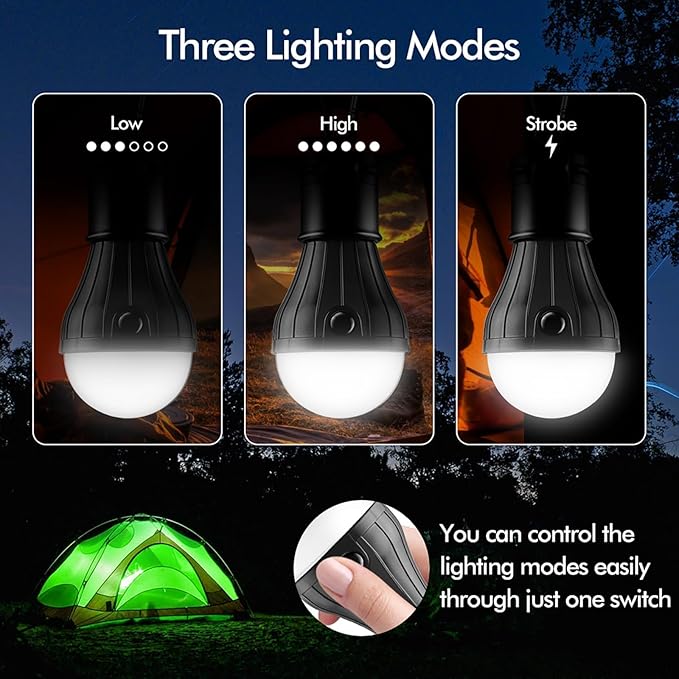 FLY2SKY Portable LED Tent Lamp Emergency Lights - Image 3