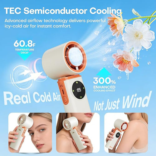 6000mAh Portable Handheld Fan - Image 2