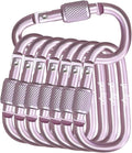 YUCHIYA 8 Pack D-Shape Carabiner Clasp by YUCHIYA
