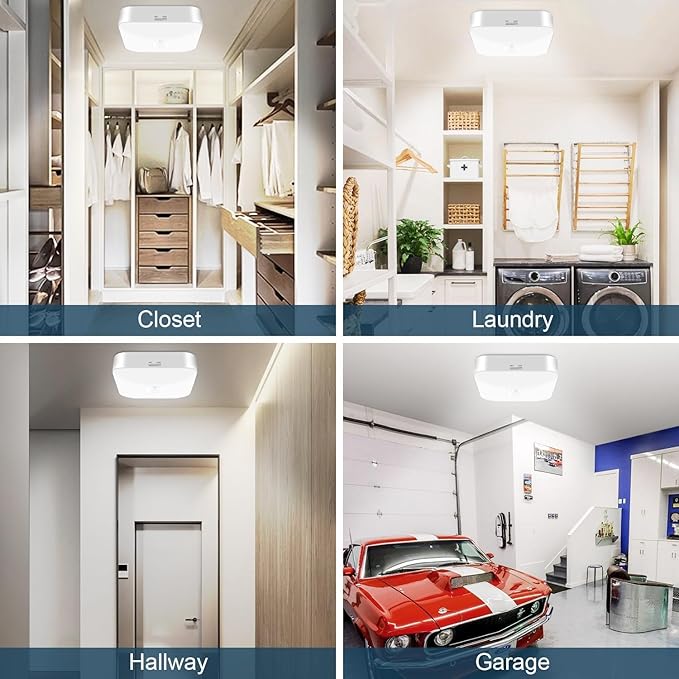Motion Sensor Rechargeable Ceiling Light Indoor/outdoor - Image 5