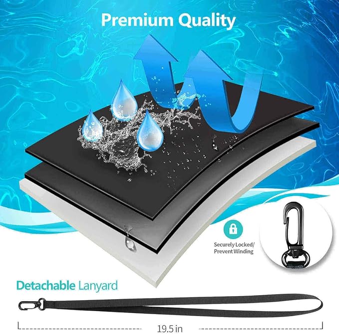 4 Pack 8.5“ Waterproof Cell Phone Pouch - Image 4