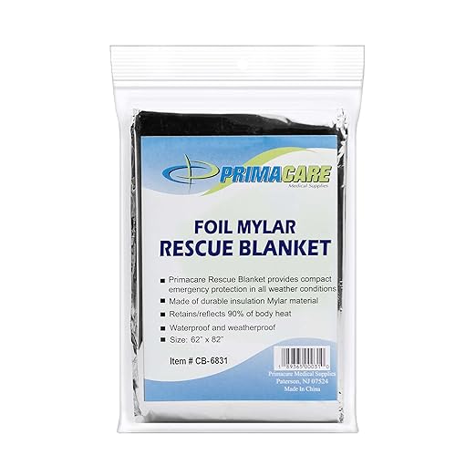 Ever Ready First Aid Mylar Rescue Blanket, Large Silver Thermal Sheet - Image 8