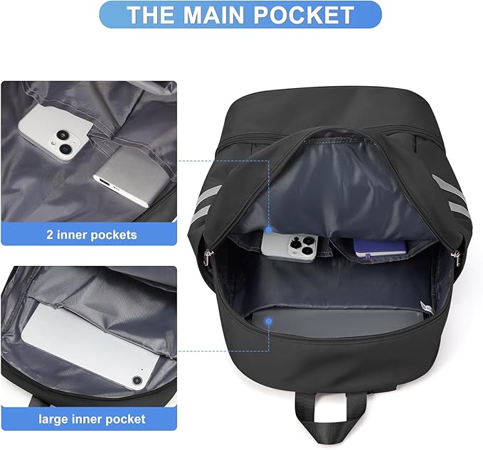 coofay Gym Backpack For Women Waterproof Sports Backpack - Image 3