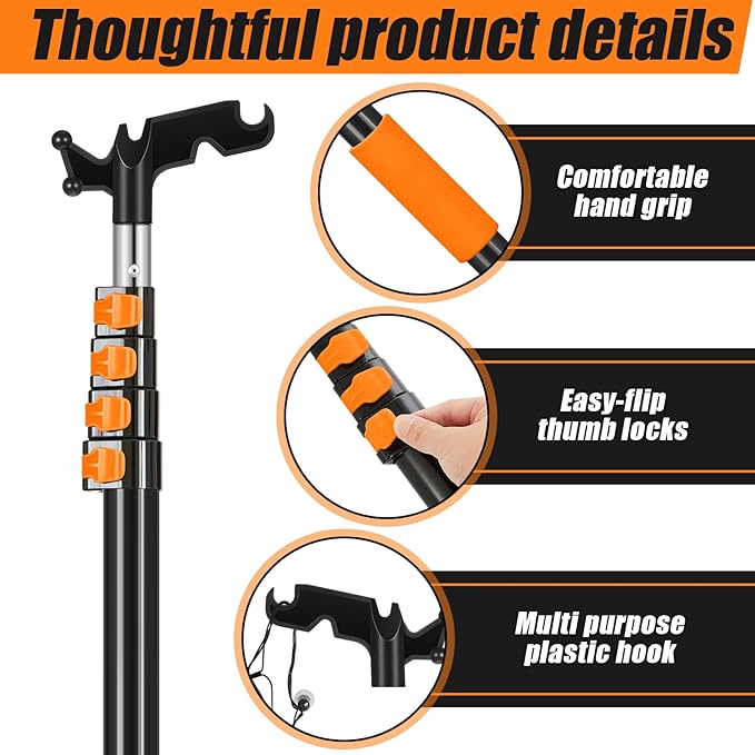 4.3-18 ft Telescopic Extension Pole - Image 3