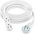 Maximm Cable 35 Ft 360° Rotating Flat Plug Extension Cord, 16/3 AWG Multi 3 by MaximmCable