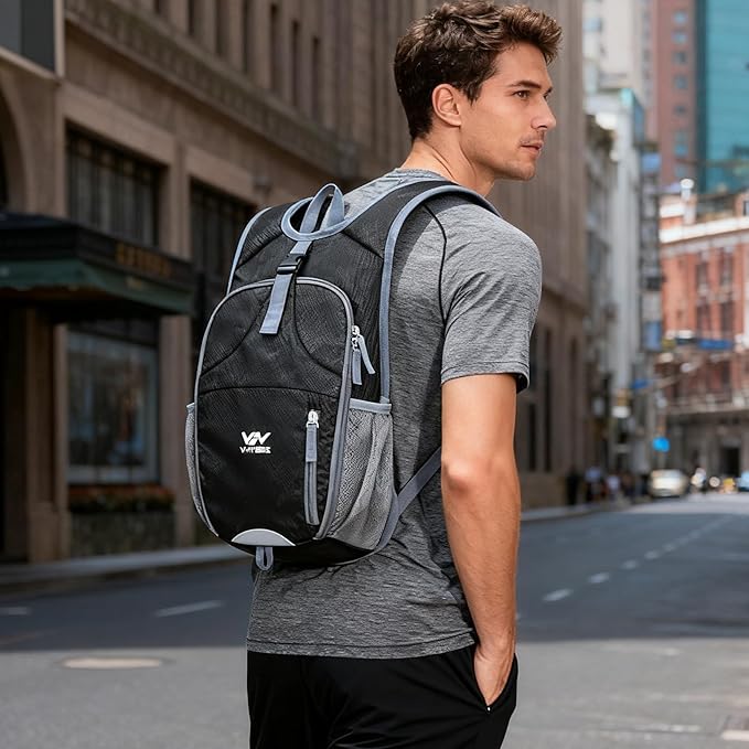 15L Foldable Hiking Backpack, Lightweight Packable Waterproof Machine Washable - Image 9