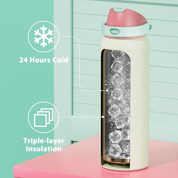 40 oz Insulated Water Bottle - Image 5
