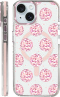 Case for iPhone 13/14, Disco Balls Pink Phone Case Design，for Women Girls by Toulas