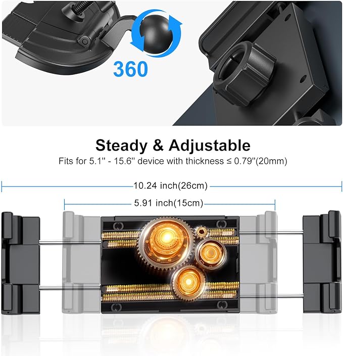 PLDHPRO CD Slot Tablet Car Mount - Image 7