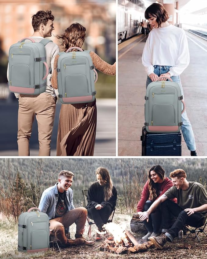 LOVEVOOK 40L Travel Backpack for Women Flight Approved, Carry on Backpack for - Image 9