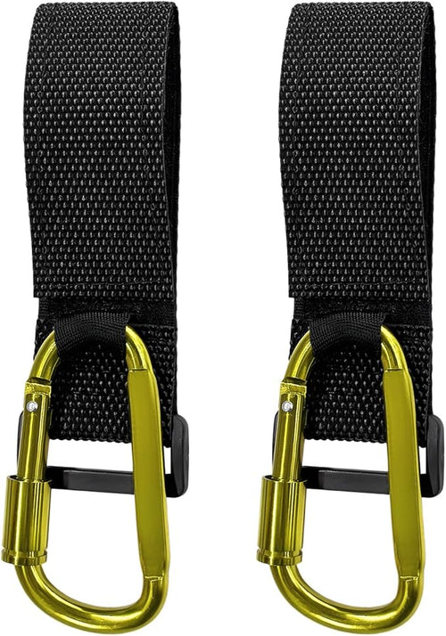 2 PCS UTV Hook for Hanging Headsets, Aluminum Alloy Stroller Carabiner Clips by Unknown