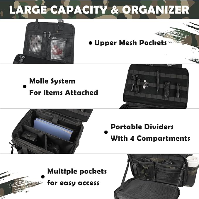SCAVATA Patrol Bag Law Enforcement, Police Gear Car Front Seat Vehicle - Image 2