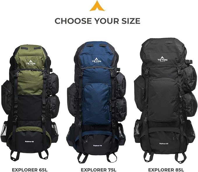 Teton 65L Explorer Internal Frame Backpack - Image 6
