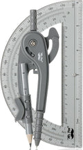 Mr. Pen- Geometry Compass and Protractor Set, 6 Inch Compass, 6 Inch Protractor by MrPen