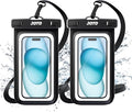JOTO 2 Pack Universal Waterproof Phone Case by JOTO